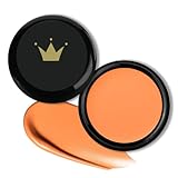 Kaely Pot Concealer Full Coverage, Under Eye Brightener Color Correcting Concealer for Dark Circles, Waterproof Foundation Face Makeup, Eye Ring Corrector de ojeras, 12 Orange