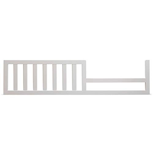 Image of Toddler Bed Safety Guard Rail for Sorelle Convertible Cribs - Solid Wood Rail for Convertible Crib to Toddler Bed Conversion - Safety Bed Rail for Children (Model #148, White)