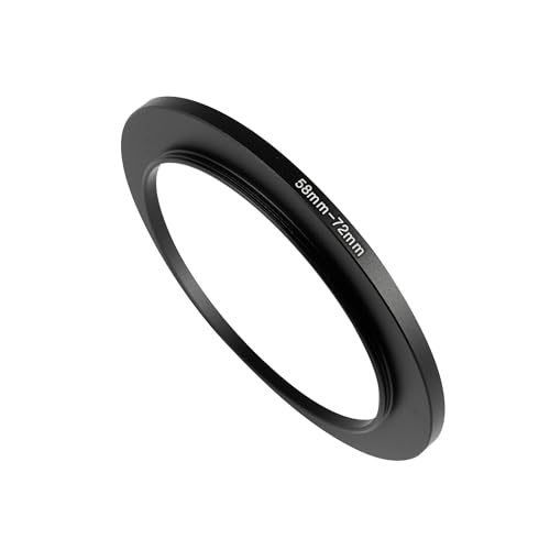 Image of 58-72mm Step-Up Ring Adapter, 58mm to 72mm Step Up Filter Ring for 58mm Lens Install 72mm ND CPL UV Camera Lens Filter(58mm-72mm)