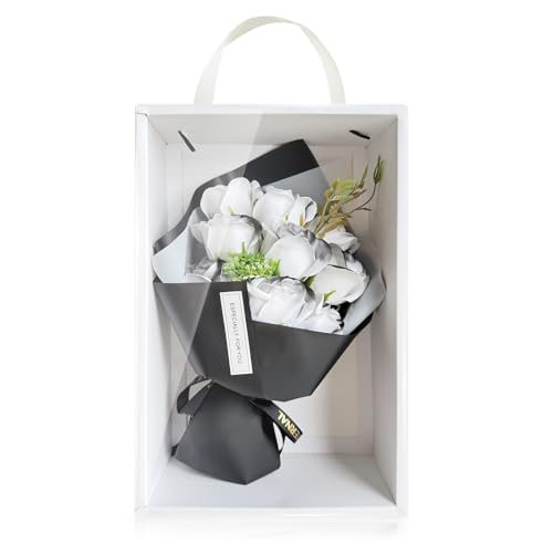 HANASPEAK ソープフラワー 花 母の日 卒業式 敬老の日 バレンタインデー お花 誕生日 フラワーギフト 手揚げ式 多彩バラ（Nora）