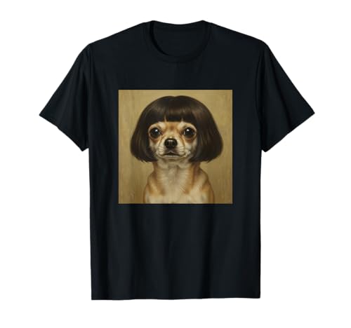 Funny Chihuahua Bob Haircut Dog Meme for Men Women Kids T-Shirt