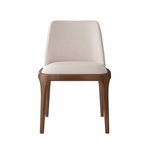 DENGSHENG SHOPS Nordic Solid Wood Ash Wood Dining Chair Simple Chair Small Living Room Chair Leisure Desk Chair High Density Soft Cushion
