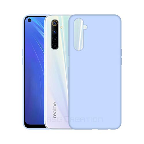 Image of Case Creation Luxurious OG Series for Realme 6 Case Cover,Anti-Dirty Slim Case Frosted Matte Cute Candy TPU Raised Bezel (Splash of Color) Back Cover for Realme6 -Light Purple