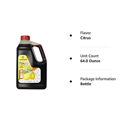 Kikkoman Ponzu Soy Sauce Food Service, Citrus,64 Ounce #TOP3