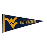 West Virginia Mini Pennant - Size: 4" x 9" - Officially Licensed - 1 Pennant Per Pack