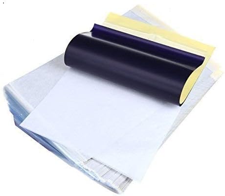 Pirate Face Tattoo Transfer Stencil Paper 15 Sheets