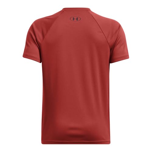 Image of Under Armour Boys' Tech Hybrid Printed Fill Short-Sleeve T-Shirt