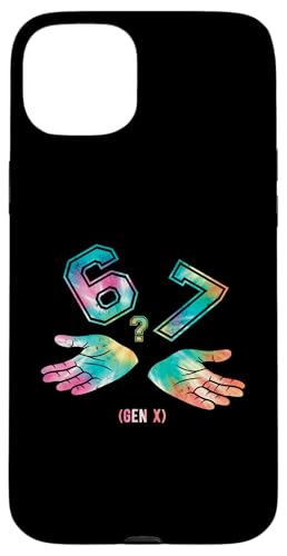 Vintage 6 7 Meme Six Seven ���S Gen X Funny �X�}�z�P�[�X iPhone 15 Plus �p