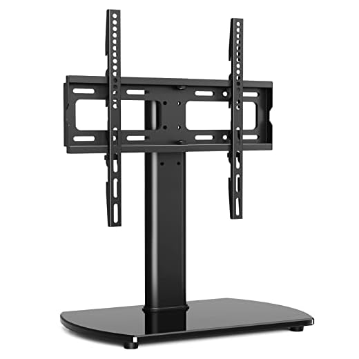 RFIVER Soporte TV Pie de Mesa Peanas para TV de 26 a 55 Pulgadas - Giratorio y Altura Ajustable - hasta 40 kg máx. VESA 400x400 mm UT2002