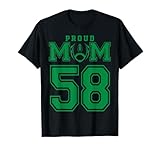 Photo Gallery custom proud football mom numero 58 g personalizzato maglietta Photo Gallery custom proud football mom numero 58 g personalizzato maglietta