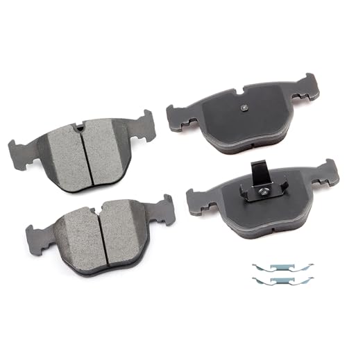 Image of cciyu D681 Professional Ceramic Front Brake Pads Set fit For BMW 530i,97-03 For BMW 540i,95 97-01 For BMW 740i,95-01 For BMW 740iL,00-03 For BMW M5,00-06 For BMW X5,03-05 For Land Rover Range Rover