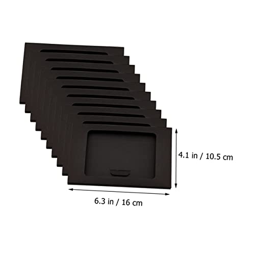 ULTECHNOVO 40 Pçs Caixa De Envelope De Janela Envelopes De Velino Caixa De Cartão Postal De Papel Ca