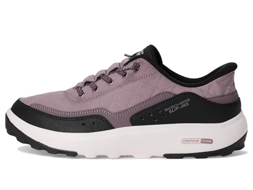 Skechers Damen Urban Explore Slip-InTurnschuhe, Purple Textile Synthetic Black Trim, 39 EU – Ansicht 5