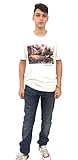 jacob cohen parfum  Jacob Cohen T-Shirt mit Aufdruck auf der Vorderseite und Logo Jacon Cohen, Weiß Small