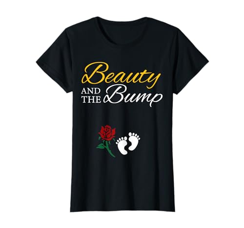 Beauty And The Bump T-Shirt Cute Pregnancy Announcement T-Shirt