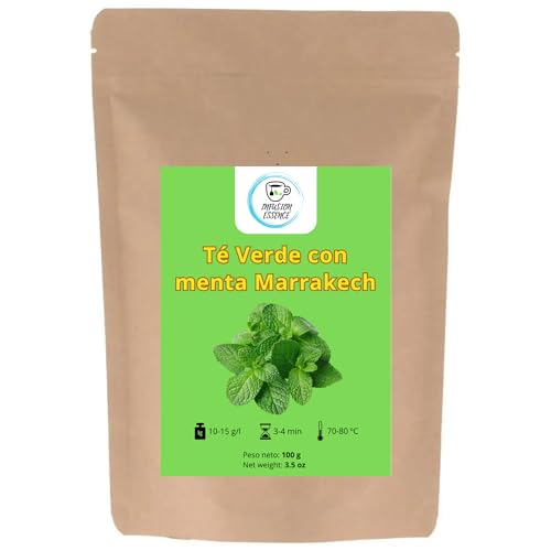 Té Verde Menta Marrakech I Té antioxidante, energetico y digestivo I Té Verde en Hojas Sueltas...