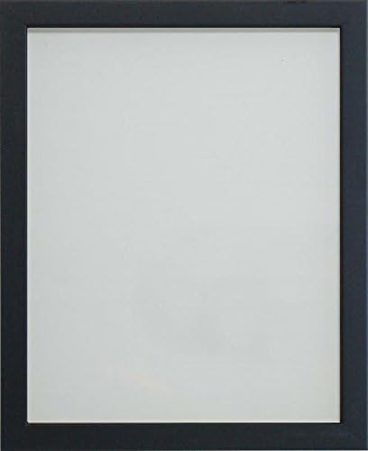 Frame Company Photo Frame, Wood Black, 12x12-fitted with Glass