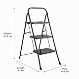 Kleeneze Easy Reach 3-Step Ladder, 105cm Folding Stepladder - 5
