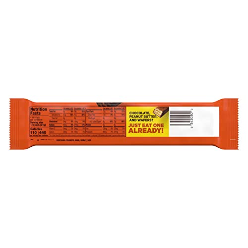Reese's Sticks Milk Chocolate, Peanut Butter And Crisp Wafers Candy Bar, 3 Oz King Size Pack #TOP1