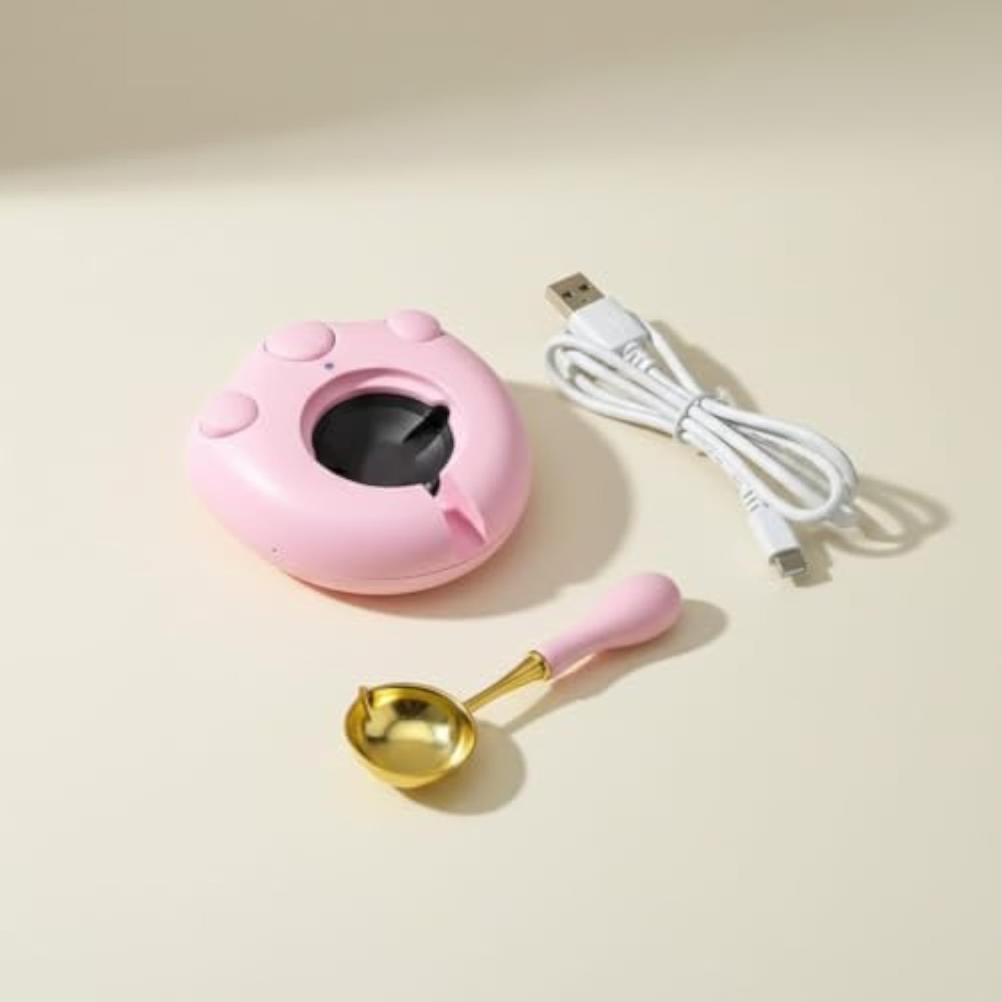 Cat Paw Shaped Electric Sealing Compound Melter with Spoon