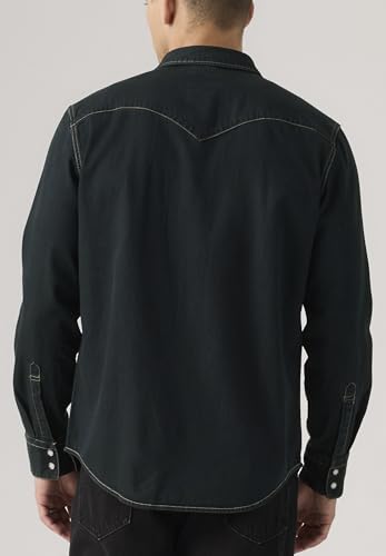 Image of Levi's Men's Solid Slim Fit Denim Shirt