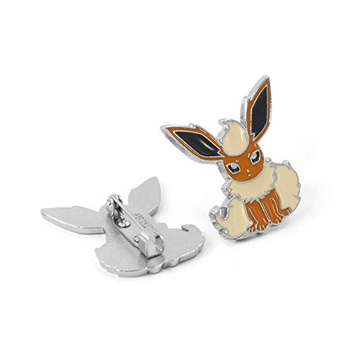 OYSTERBOY 9pcs Pocket Monster Eevee/Vaporeon/Jolteon/Flareon/Espeon/Umbreon/Leafeon/Glaceo/Sylveon Zinc Alloy Brooches Pin for Bags Clothing Gifts Cosplay DIY (9Pcs Comic)