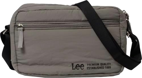 Lee 320-1410-11 Melty Polyester Box Shoulder Bag, Gray