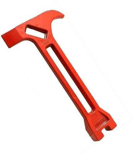4 in 1 Emergency Tool Gas & Water Shut Off Entry Earthquake Kit Fits Earthquakes, Hurricanes, Fires, Floods, Disasters and Emergencies(red)