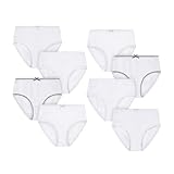 Buyless Fashion Little Girl Toddler Panties Assorted Prints Soft Cotton Big Kids Briefs Underwear 8 Pack - BW21-8-GEL-6-7