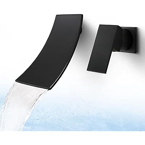 Dr Faucet Matte Black Wall Mount Faucet Cover