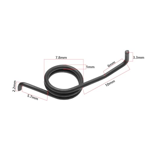 LT Easiyl 4pcs Spinning Fishing Reel Spring Reel Long Lasting Spring Reel Repair Spare Parts Fishing Accessories Compatible with Daiwa 2500-6000