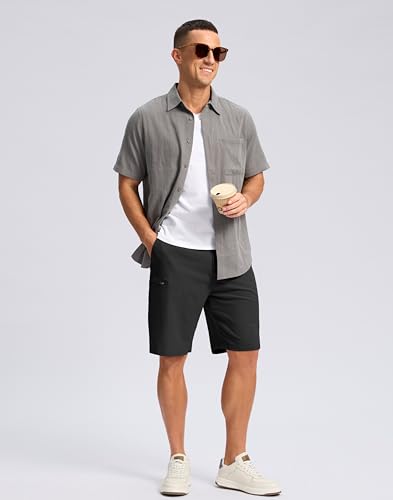 g gradual men39s casual shorts 734 934 lightweight 4 pockets stretch quick-dry summer shorts for golf work hiking trips
