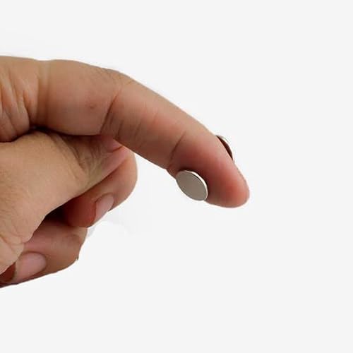 Wotoy 40Pcs 10X1.5Mm Decorative Refrigerator Magnets Small Round Disc Magnet For Craft Brushed Nickel Fridge Magnets Office Magnets Whiteboard Magnets #TOP2