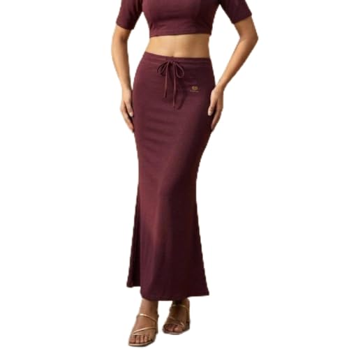 Image of Women's Saree Shapewear - Slim Fit Stretchable Petticoat for Sarees | Comfortable Waistband | Body Shaping Underskirt