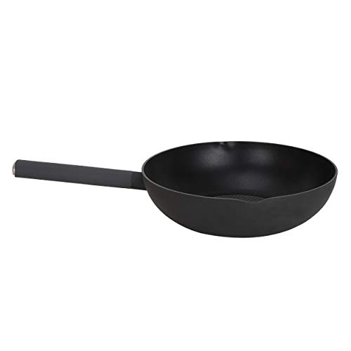 Bergner Q3125 Sarten Wok 28X8.0Cm Aluminio Forjado Apta Inducción Essence
