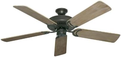 Riviera Coastal Decor Ceiling Fan in Oil Rubbed Bronze with 52" Driftwood Blades