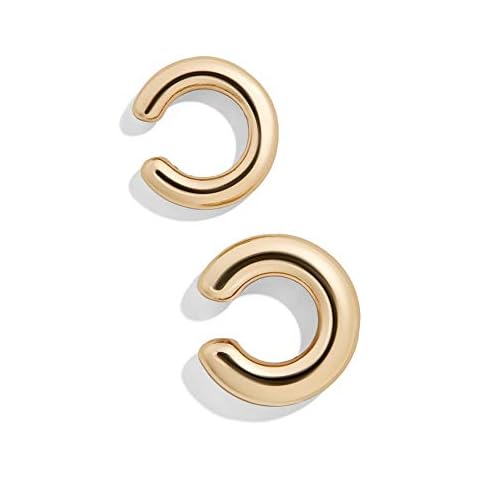 Obidos Cuff Earrings for Women 14K Gold Plated Ear Cuffs for Non Pierced Ears Cartilage Earrings Cover