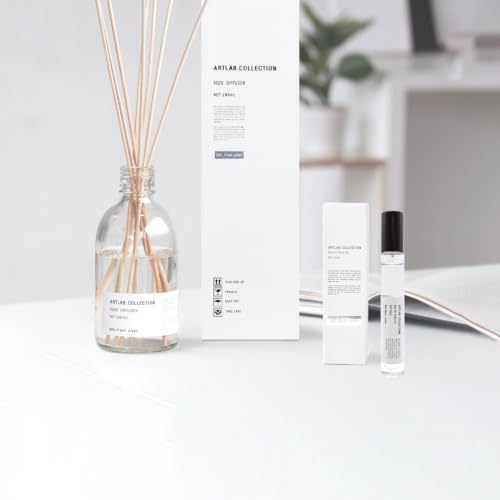[アート・ラボ] ART LAB. COLLECTION リードディフューザー(フレッシュグリーン) 280ml+オードトワレ(ムスクサボン) 10ml|京都 フレグランスメーカー ディフューザー[ ルームフレグランス リードディフューザー フレグランスオイル スティック トワレ セット おしゃれ ギフト プレゼント お取り寄せ