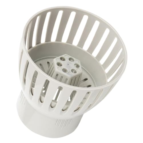 CVUTOVO 魚池用製プールフィルターバスケット 葉や餌の除去に 大容量コレクター付き 実用的な池浄化装置 ガーデン池対応