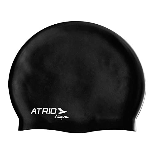 Touca de Natação Adulto Preto Atrio - ES370