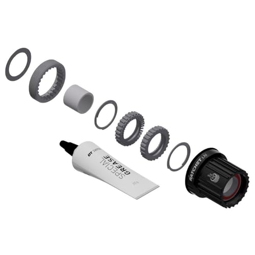 Kit de conversion DT Swiss AG noir pour changer d'axe de roue de vélo sans changer de moyeu