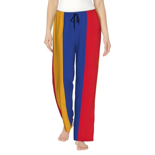 Pantalon de pyjama en polyester doux ample imprimé Arménie