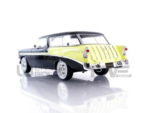 Modelo coleccionable Chevrolet Bel Air Nomad 1956 1/18 miniatura 4