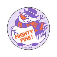 TRENDMighty Fine!/Vanilla Scent Retro Scratch 'n Sniff Stinky Stickers by TREND; 24 Seals/Pack - Authentic 1980s Designs!