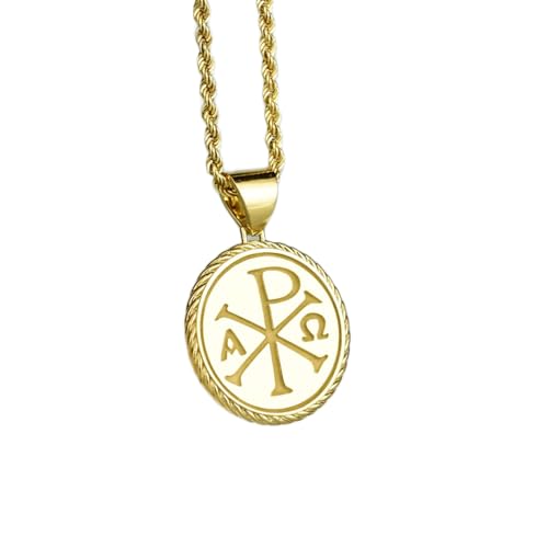Collier pendentif pièce argent sterling plaqué or LKBEADS