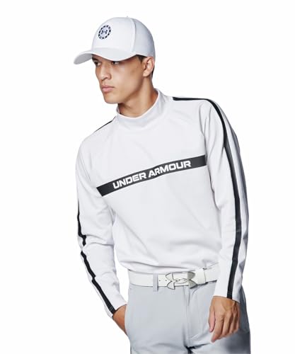 [A_[A[}[] UA CG Pro LS Mock Neck Shirt White / / Black XXL