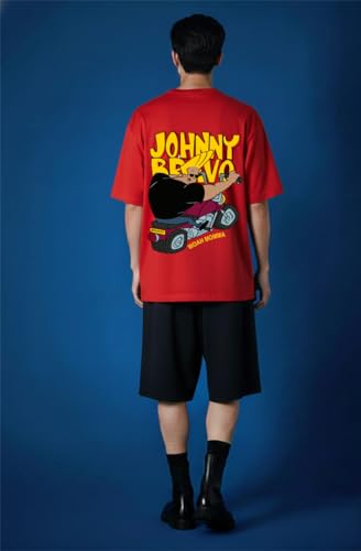 Image of Men's Cotton Oversized Fit Oversized Baggy Fit Drop Shoulder Cool and Stylish