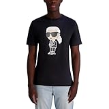 Karl Lagerfeld Paris Men's Sportswear T-Shirt, Black, Medium