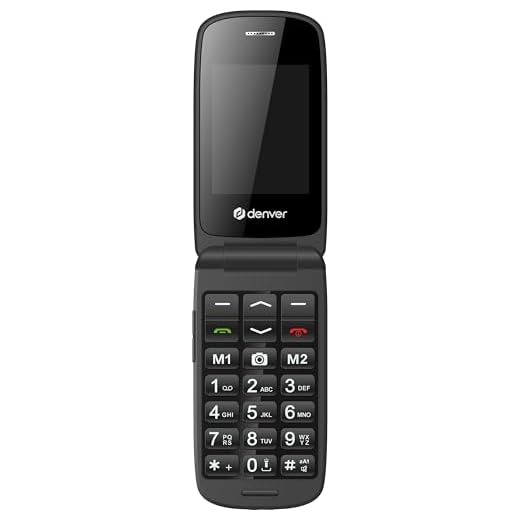 Denver Mobiele telefoon 6,1 cm (2,4 inch), SMS, Quandband, camera, SOS-toetsen, voor senioren