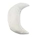 Thedecofactory Coussin en Forme de Lune Blanc Extra Doux Polyester 45 x 30 cm